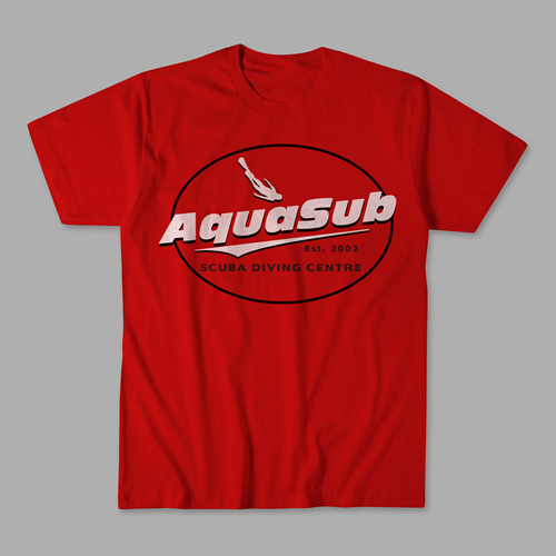 Aquasub - Est 2002 - Logo Tee